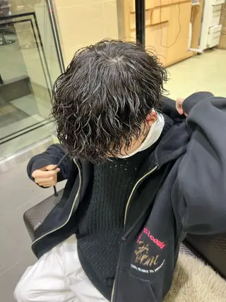 パーマ メンズ メンズカット/柏/韓 国/メンズパーマ航太のヘアスタイル