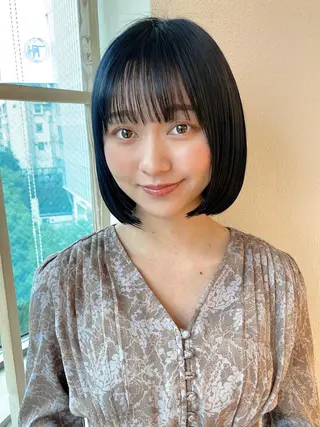 ミディアム カラー 市原 大翼のヘアスタイル