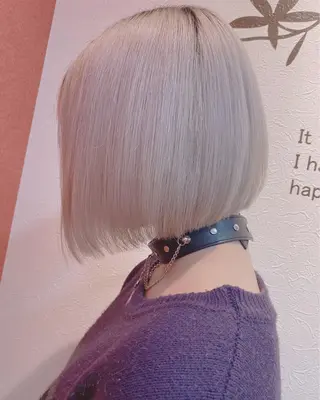 ショート 🎀ブリーチなし 透明感🎀yuhiのヘアスタイル