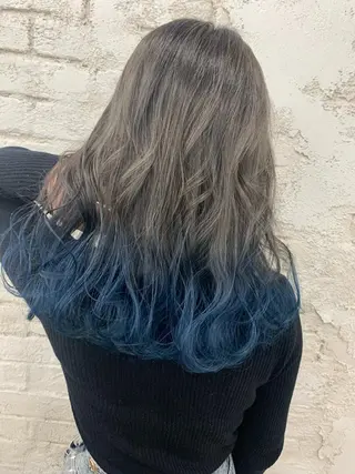 セミロング カラー 🎀モテ髪ミルクティ ー🎀yasunaのヘアスタイル