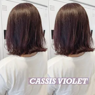ミディアム カラー youres  hair所属・佐々木 裕一のヘアスタイル