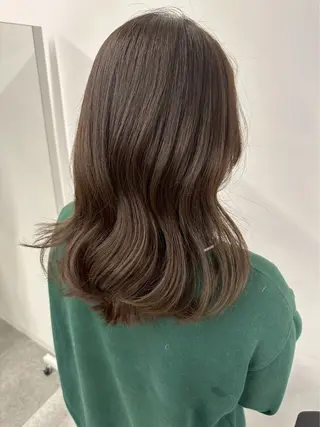ミディアム 似合わせ艶カラー🪽 ひかる🪽のヘアスタイル