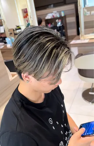 カラー メンズ IwAsh中山所属・✂︎メンズバレイ ヤージュ✂︎露木智也のヘアスタイル