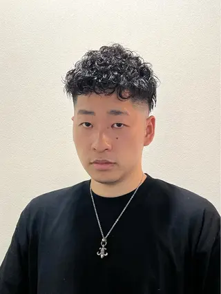 パーマ メンズ 茅ヶ崎パーマ特化/ スパイラル/ハルキのヘアスタイル