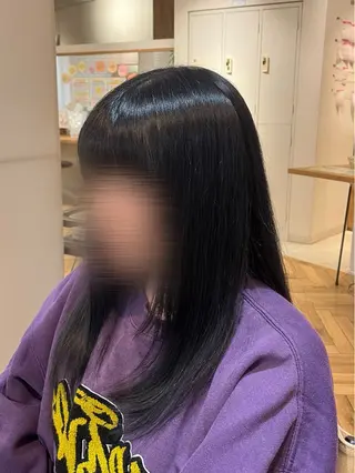 ロング カラー 永野 梨奈のヘアスタイル