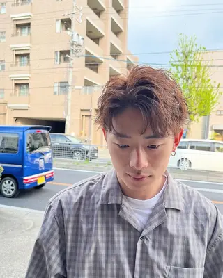 ショート パーマ メンズ mulum所属・ボブパーマ/ ウルフパーマ原科🪴のヘアスタイル