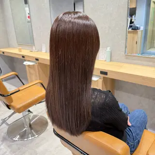 セミロング カラー 須田 柚希のヘアスタイル