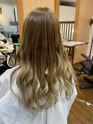 ロング カラー molla所属・浅香山✨美髪✨ やまもとあきこのヘアスタイル