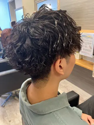 パーマ メンズ メンズ特化/パーマ/ フェードWATARUのヘアスタイル