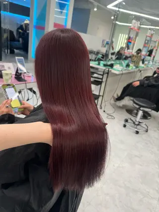 ロング カラー ダメージレスハイ トーン💖kanonのヘアスタイル