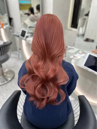 ロング カラー 韓国ヘア×髪質改善 サロンmareのヘアスタイル