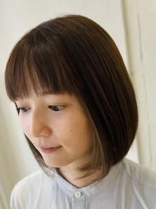 ミディアム パーマ newi京橋 yukaのヘアスタイル