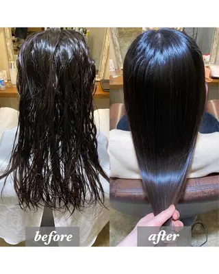 セミロング hair moija所属・宮成 佑介のヘアスタイル