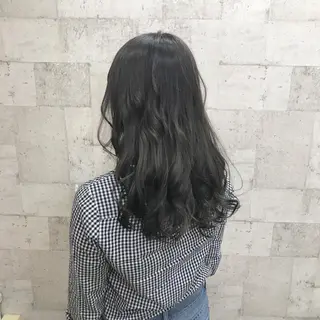 セミロング カラー インナーカラー/天神 ブリーチ/吉田のヘアスタイル