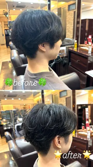 メンズ カットモデル募集長澤 拓弥のヘアスタイル