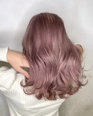 セミロング カラー Lee高槻所属・青野 葵のヘアスタイル