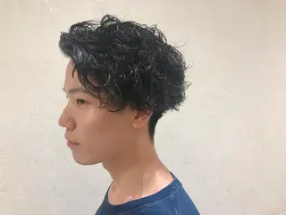 ショート パーマ メンズ Vir by browのヘアスタイル
