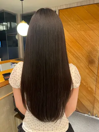 ロング ﾕｳﾅ/ ストレートパーマ🐰のヘアスタイル