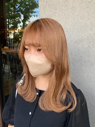 セミロング 似合わせ松本 容政のヘアスタイル