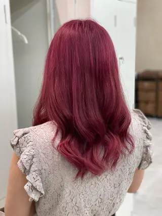 ミディアム カラー ショーヤ/ブリーチ /バレイヤージュのヘアスタイル