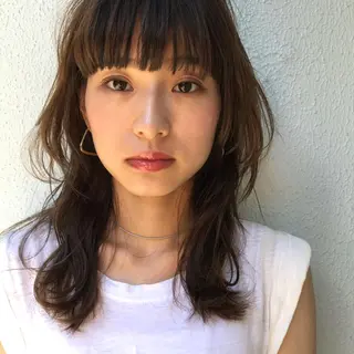 ミディアム analogue所属・u harukaのヘアスタイル