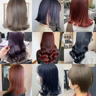 セミロング カラー FRAME+spa&hair roomなんば駅前店所属・🌸MAYU🌸 ハイトーン➕レイヤーのヘアスタイル