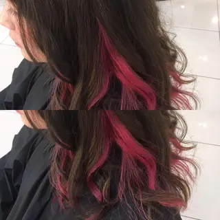 セミロング カラー 髪質改善 頭身浴/ 中田のヘアスタイル