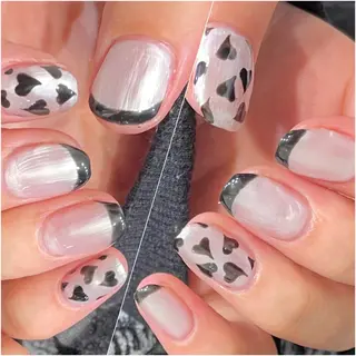 ネイル るか/透明感 カラー/アレンジのヘアスタイル