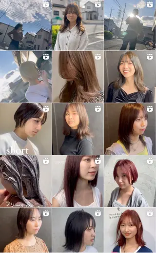 セミロング uti所属・菊池 幹のヘアスタイル