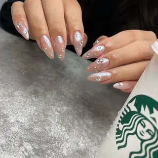 ネイル n / ワンホン ニュアンスのネイルデザイン