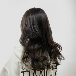 ロング カラー ヘアアレンジ キヨミ 韓国レイヤーカットのヘアスタイル