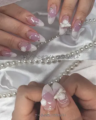ネイル La neige* yuki 🥯🍑のネイルデザイン