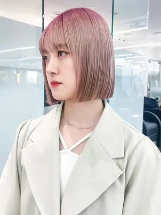 カラー ミディアム ITbyALBUM 八王子店のヘアスタイル