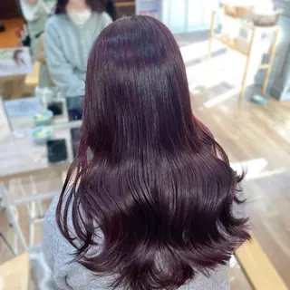 ロング ピンク・ラベンダー/ レイヤー/NANAのヘアスタイル