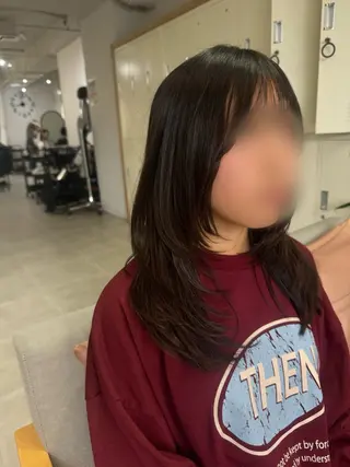 セミロング 藤田 紋芽 Jr.stylistのヘアスタイル