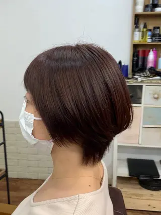 ショート カラー クセを最大限に活かす メンズパーマ奈良大祐のヘアスタイル