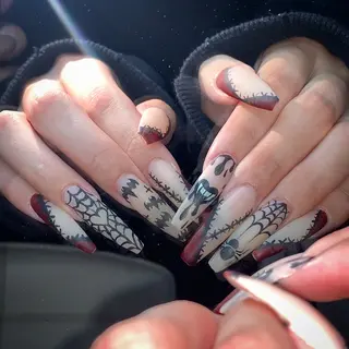 ネイル NES NAIL所属・さゆり￤推しキャラ ￤ロングネイル🩷のネイルデザイン