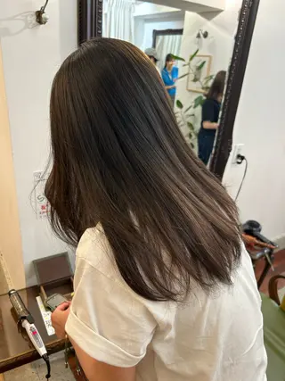 ロング カラー レイヤーカット/髪質 改善✨/藤田侑花のヘアスタイル