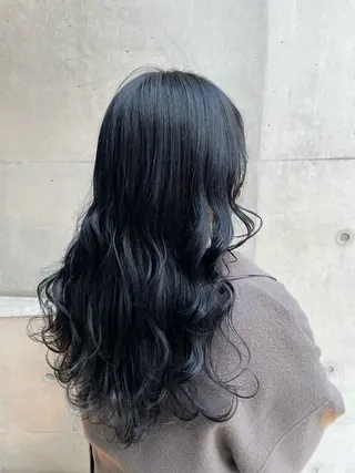 セミロング カラー ayano / 透明感・くすみカラーのヘアスタイル