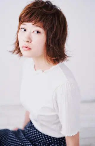 ショート カラー パーマ 年間1500人担当 代表 南一路のヘアスタイル