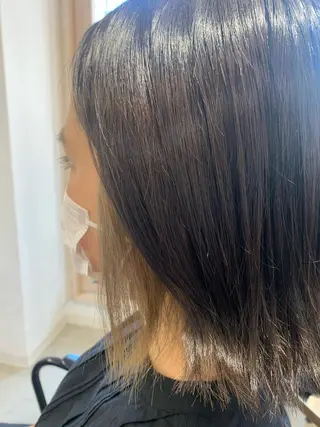 セミロング カラー ヘアアレンジ メンズ ネイル Sia中野新橋 『JUNYA』のヘアスタイル