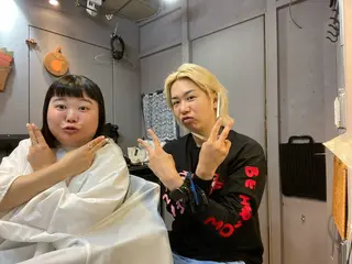 ショート ✂︎美容師芸人👑 コモリギャルソンのヘアスタイル