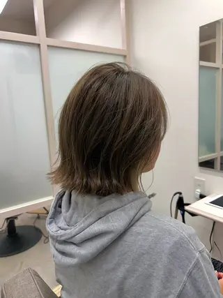 ミディアム 🍀似合わせカット /艶々カラー🫧八木のヘアスタイル