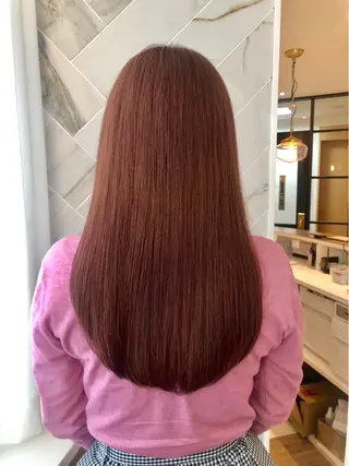 セミロング カラー 【艶髪、髪質改善✨】 Zina杉川のヘアスタイル
