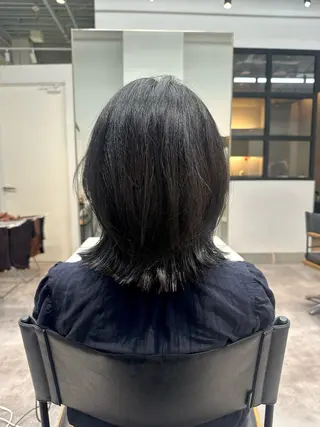ミディアム ごとう さなのヘアスタイル