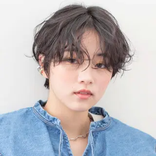 ショート f A ture.所属・《カット¥0》 朝山良徳のヘアスタイル