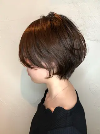 ショート カラー OPShair　ANELLO所属・ショート/ボブ/ メンズ/縮毛矯正のヘアスタイル