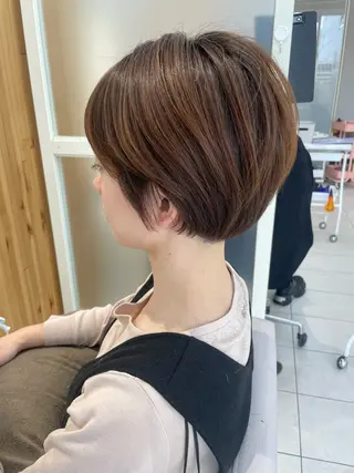 ショート 顔周り/透明感カラー /韓国ヘア/TAKUのヘアスタイル