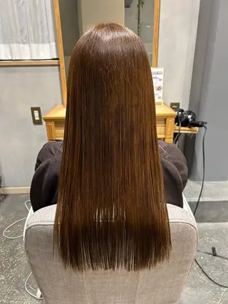 ロング カラー Moana大宮店所属・石坂駿伍/縮毛矯正/ ストレート/髪質改善のヘアスタイル