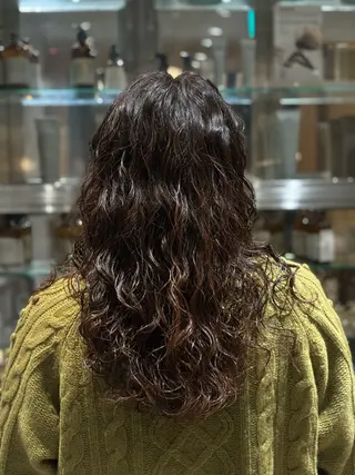 パーマ 山﨑 心優のヘアスタイル